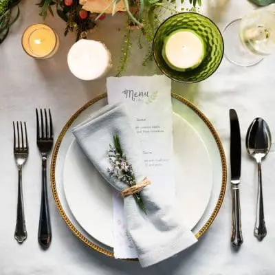 Catering menu